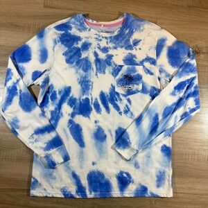 Chubbies Team WKND Long Sleeve Double Sided Graphic Tie-Dye T Shirt‎ Men XL